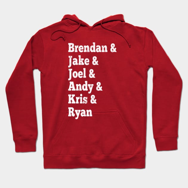 Umphrey's Band Names Hoodie by GypsyBluegrassDesigns